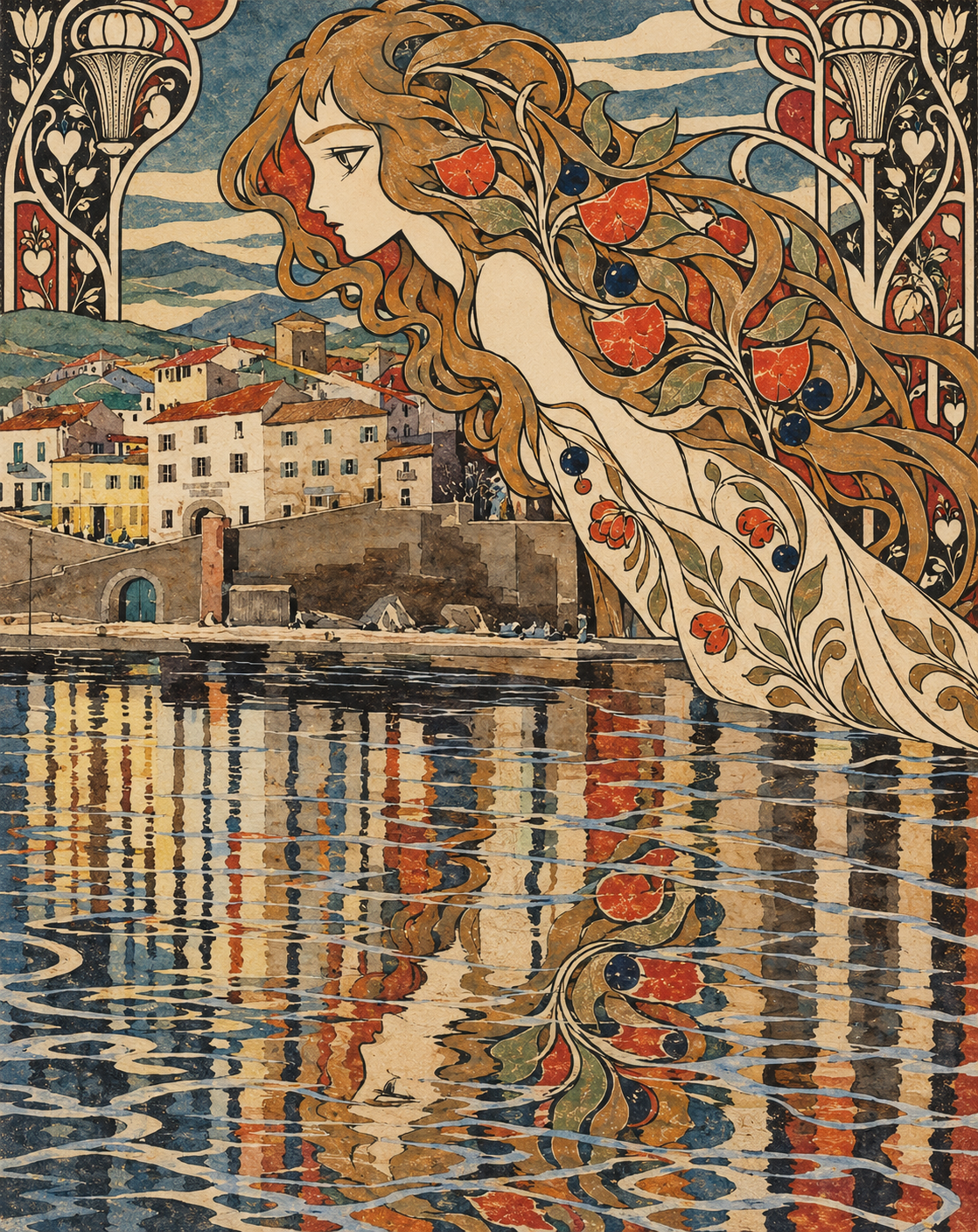 Porto nei capelli