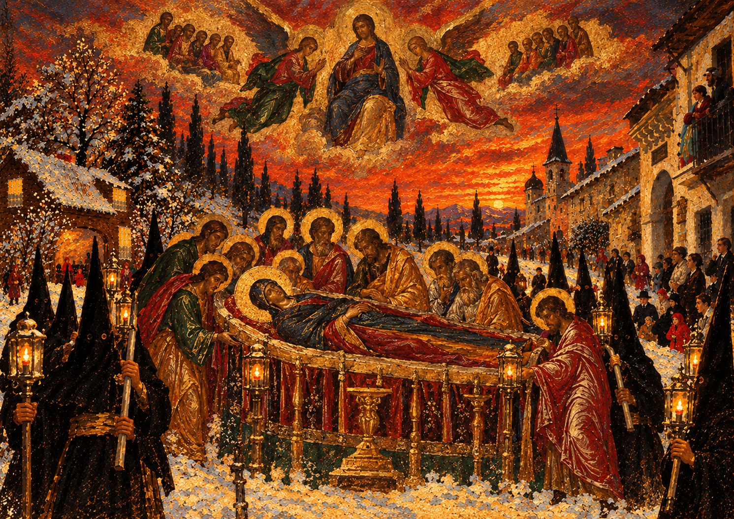 Oro sotto la neve