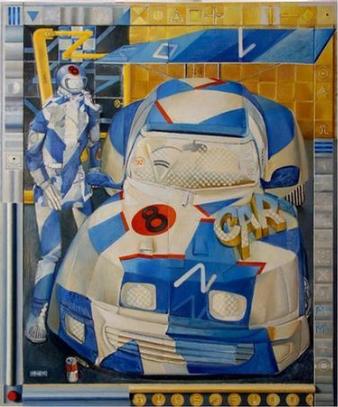 Man and Car